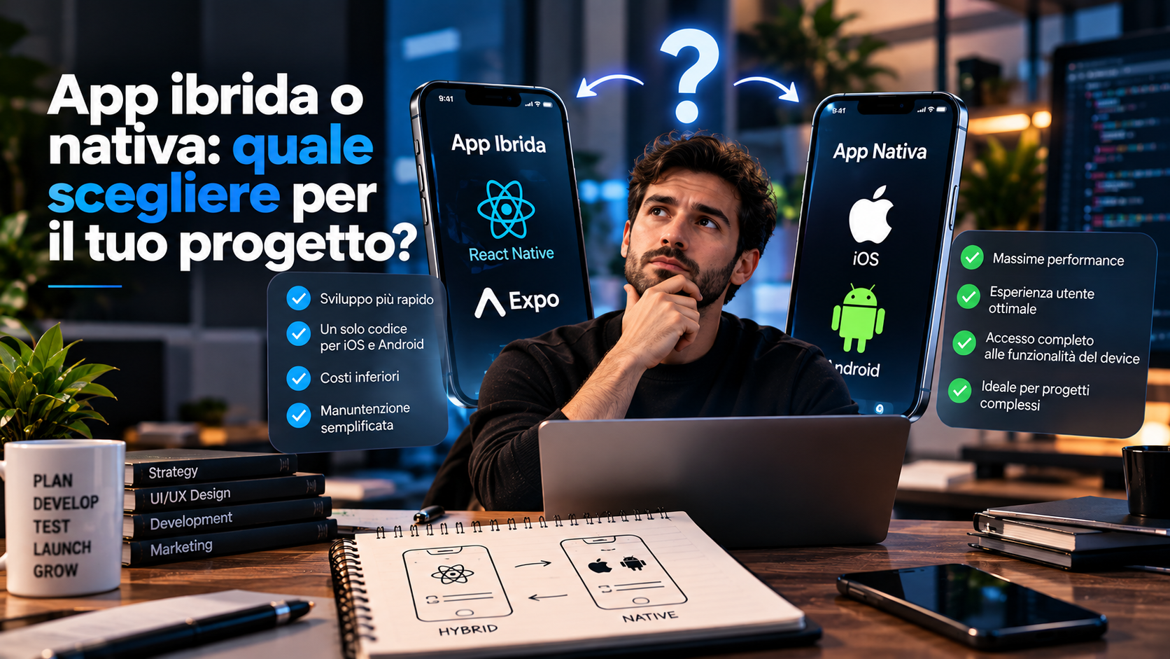 App ibrida o nativa: quale scegliere per il tuo progetto?