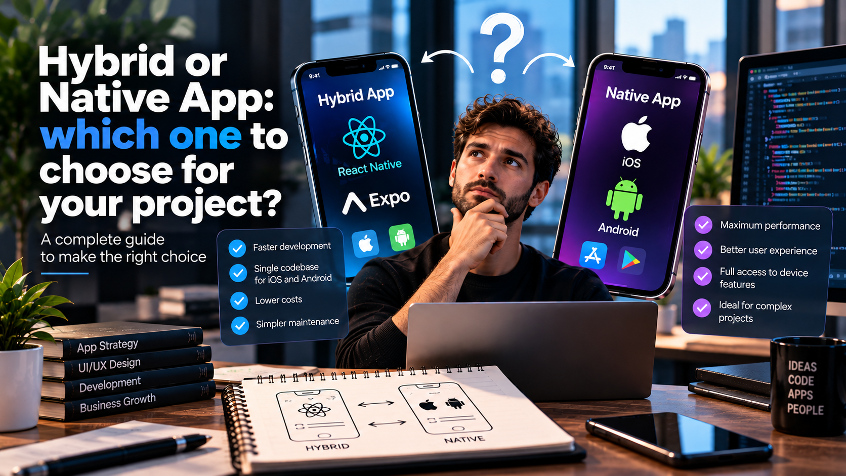 Hybrid or native app: which one should you choose?