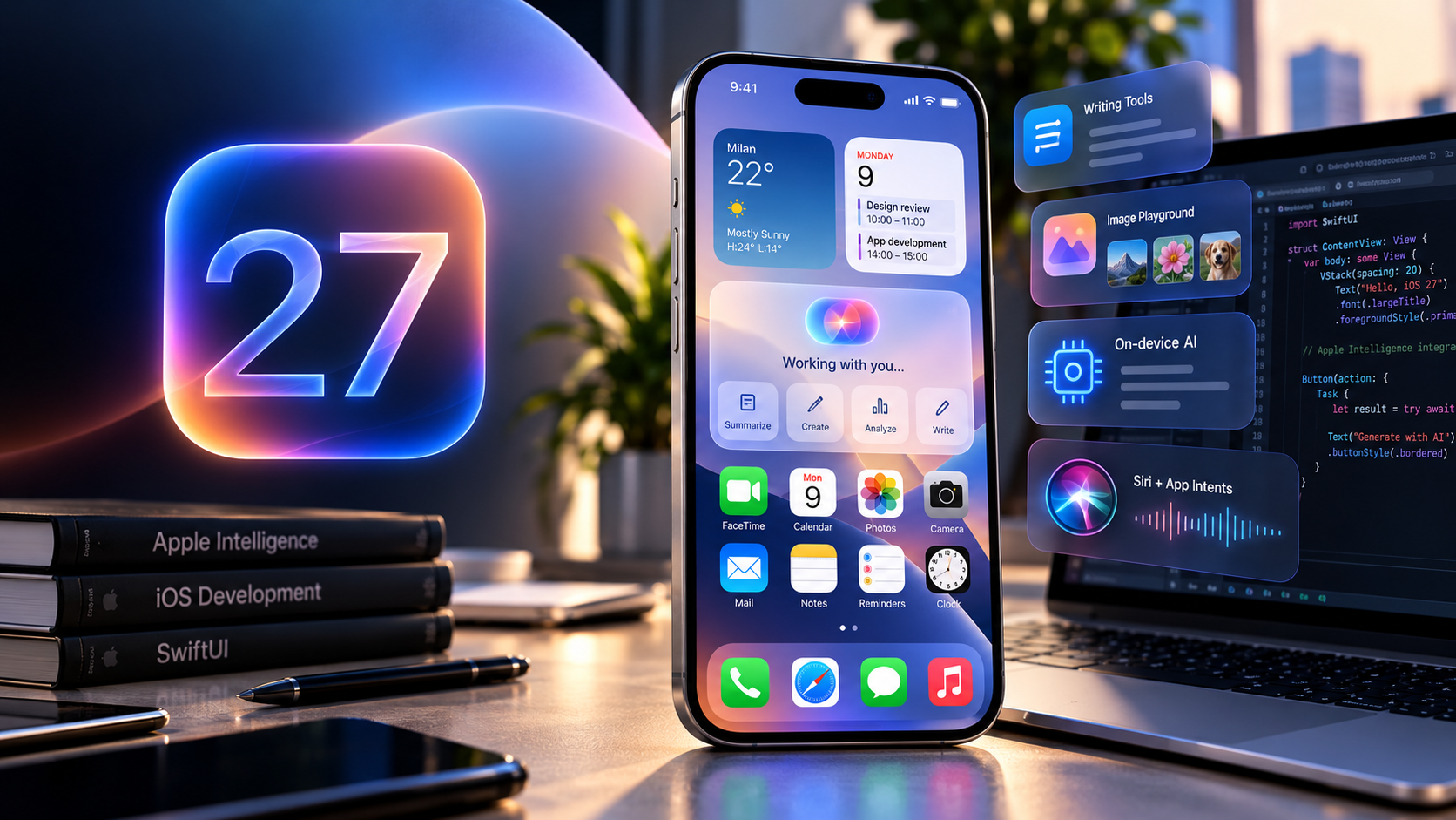 iOS 27 novità e Apple Intelligence: sviluppo app iPhone